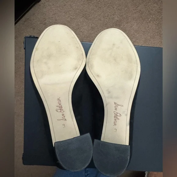 Sam Edelman Black Suede Heels - Picture 2 of 5